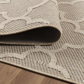 Dywan zewnętrzny sznurkowy Patara Koniczyna beżowy 80 cm x 150 cm