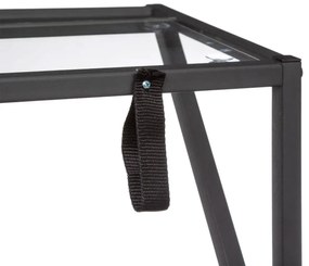 Wieszak na ubrania z półkami na buty, 160 x 80 x 38 cm, drążek, otwarta szafa