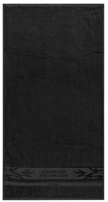 4Home Ręcznik kąpielowy Bamboo Premium czarny, 70 x 140 cm, 70 x 140 cm