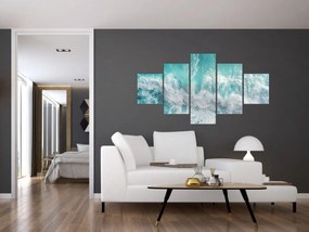 Obraz - Widok na fale oceanu (125x70 cm)