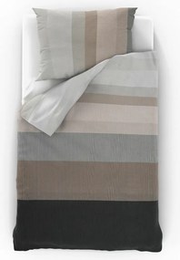 Kvalitex Pościel bawełniana Neptune brązowy, 140× 200 cm, 70 × 90 cm