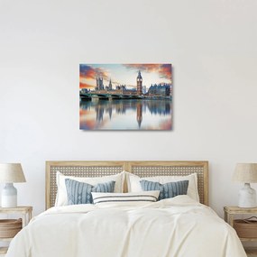 Obraz na szkle - Houses of Parliament w Londynie (70x50 cm)