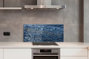 Szklany Panel Mikroświat Kropli Wody