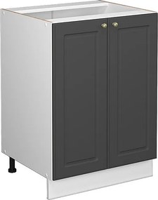 Szafki kuchenne antracytowo-złoty 60x60x82 fame-line