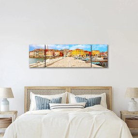 Obraz - Stare istryjskie miasto Poreč, Chorwacja (170x50 cm)