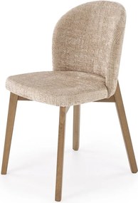 Krzesło do jadalni na drewnianych nogach Basso Halmar