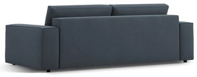 Niebieska rozkładana sofa 247 cm Jodie – Micadoni Home