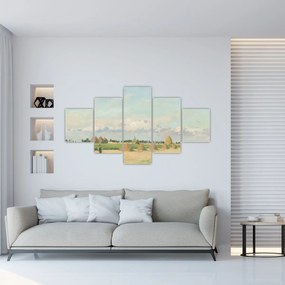 Obraz - Camille Pissarro, Landscape, Ile de France, reprodukcje (125x70 cm)
