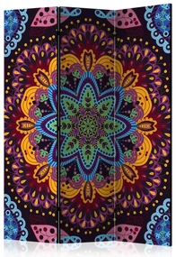 Parawan dwustronny Orient 135x172 cm 3-częściowy fioletowy ARTGEIST B