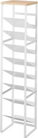 Biały metalowy regał na wino liczba butelek 16 20x88,5x19 cm Tower – YAMAZAKI