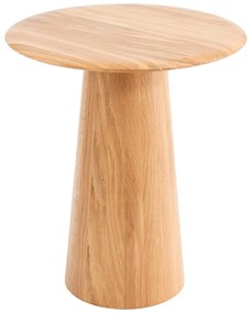 Okrągły stolik z litego drewna dębowego ø 40 cm Mushroom – Gazzda