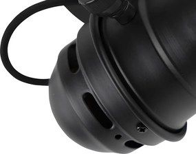 Industrialny reflektor czarny obrotowy i pochylany bez klosza - Movie