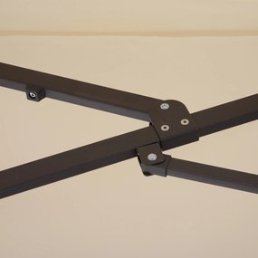 Outsunny parasol ogrodowy podwójny parasol targowy 460x270cm | parasol dwugłowy duży | parasol dwugłowy średni | parasol dwugłowy mały | Aosom PL