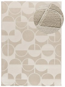 Dywan w kolorze kości słoniowej i kremu 80x150 cm Flora – Universal