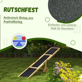 PawHut Wippe dla Psów do Treningu Agility, antypoślizgowa, do 50 kg, 180 x 30 x 30 cm