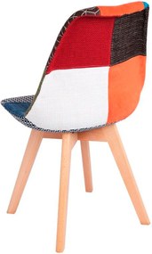 Zestaw 4 Krzese Synk Patchwork