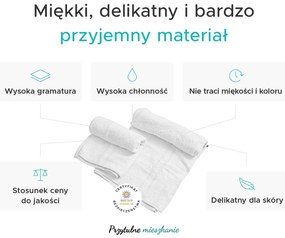 Ręcznik DUAL BASIC 50 x 100 cm żółty, 100% bawełna