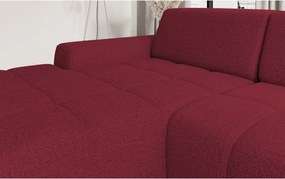 Narożnik SAVIO Prawostronny z Elektryczną Regulacją wolnostojący tkanina KANSAS 18 Wiśniowy WERSAL