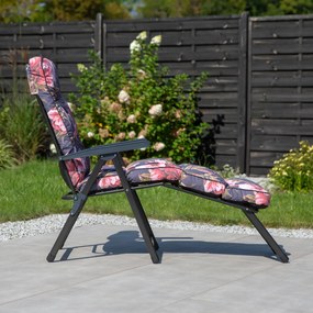 Leżak ogrodowy z podnóżkiem Lena Lounger A098-01PB PATIO