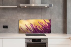 Szklany Panel Świeże Kwiaty Ogrodowe