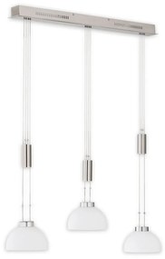 Czarna metalowa lampa wisząca LED ze ściemniaczem Avignon – Fischer &amp; Honsel