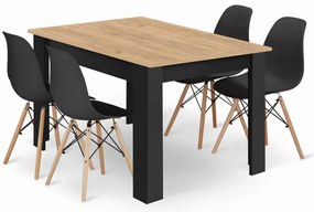 Komplet stół z 4 krzesłami W4-E63