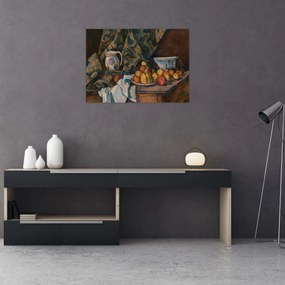 Obraz - Paul Cézanne, Still Life with Apples and Peaches, reprodukcje (70x50 cm)