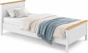 Skandynawskie pojedyncze łóżko z materacem C0-Z54