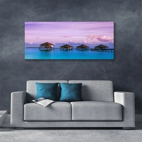 Fotoobraz na płótnie Rezydencja nad Lazurowym Brzegiem