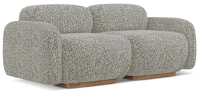 Szara sofa modułowa 190 cm Ailani – Makamii