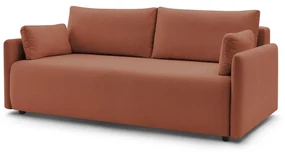 Pomarańczowa rozkładana sofa 211 cm Marcel – Bobochic Paris