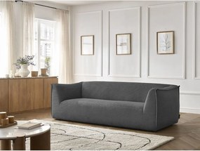Ciemnoszara sztruksowa sofa 242 cm Giorgia – Bobochic Paris