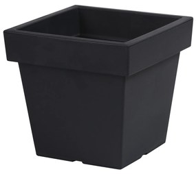 Donica ogrodowa 28,9 x 28,9 x 27cm  Lofly Square Low antracyt PROSPERPLAST