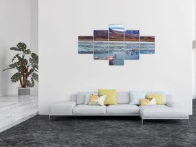 Obraz - Flamingi (125x70 cm)
