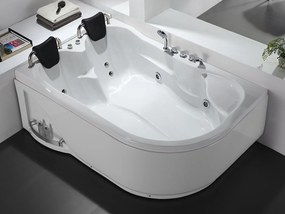 Wanna z hydromasażem RAFINA - 2-osobowa 181 x 121 x wys.65 cm