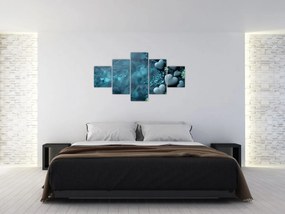 Obraz - Kamienie w kształcie serca (125x70 cm)