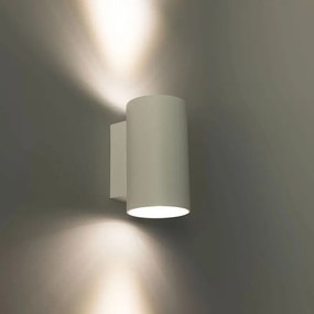 Inteligentny kinkiet okrągły biały z 2 WiFi GU10 - Sandy