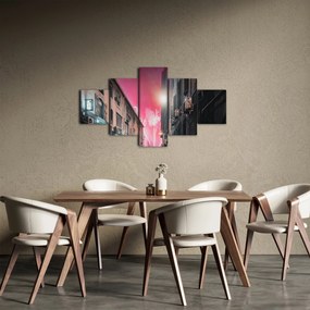 Obraz fajerwerków w Marsylii (125x70 cm)