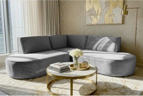 Narożnik Parma Corner mini, do salonu, tkanina Tiffany, szary (16)