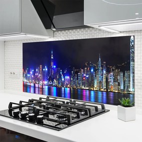 Panel nad blat kuchenny Światła Nocnej Metropolii