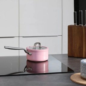 Garnek aluminiowy z pokrywką/z nieprzywierającą powierzchnią odpowiedni na indukcję 1,3 l Meda 3.0 – FABINI