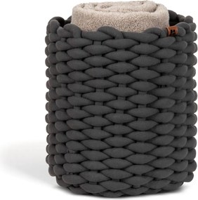 Tekstylny koszyk ø 25x25 cm Peach Skin Round M – Bigso