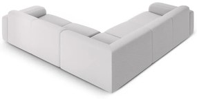 Jasnoszary narożnik z materiału bouclé (strona zmienna/w kształcie litery L) Molino – Micadoni Home