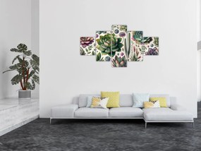 Obraz - Sukulenty (125x70 cm)