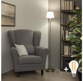 Brilagi - Lampa stojąca LED CERIA 1xE27/40W/230V Ø 20,5 cm biała/matowy chrom