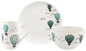 Florina 3-częściowy zestaw porcelanowy Balon