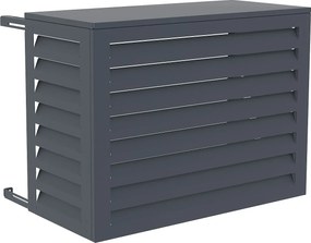 Osłona klimatyzacji / pompy ciepła aluminiowa - antracyt - LATAKI