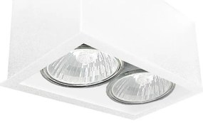 Brosline 1081 - Oprawa punktowa CAGE 2xGU10/10W/230V biała