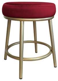 Taboret Ben noga metalowa złota MG31