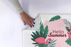 Dywanik do łazienki Dywanik do łazienki Flamingi Ptaki